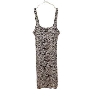 Laundry by Design Beige Leopard Print Sleeveless Nightgown Dress – Size XS